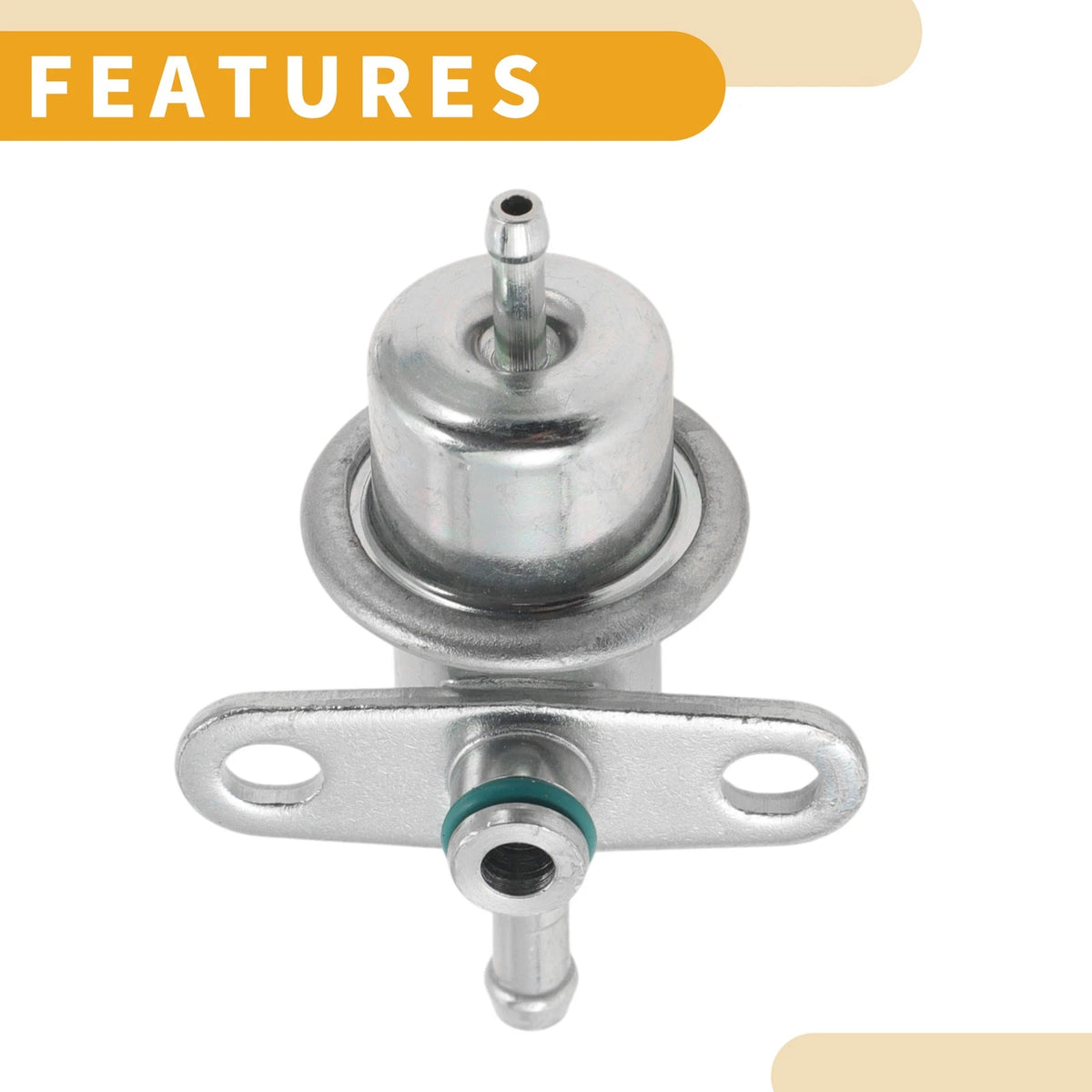 Fuel Pressure Regulator Metal 20-70 Psi for Suzuki Sidekick (1989-1995)