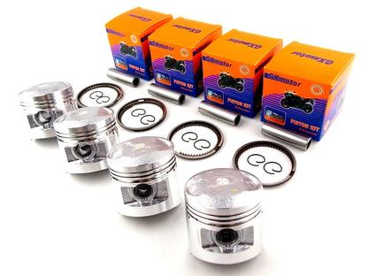 0.5mm O/S Piston Set with 56.5mm Rings & Pin Clips for Honda CB500/F (1974-1975)