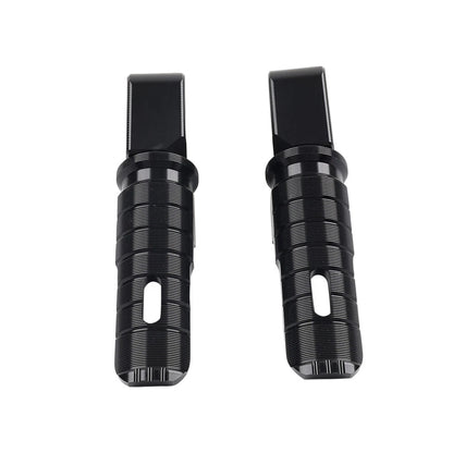 Black Rear Footrests Passenger Pegs for Honda Forza 750 (2021-2023)