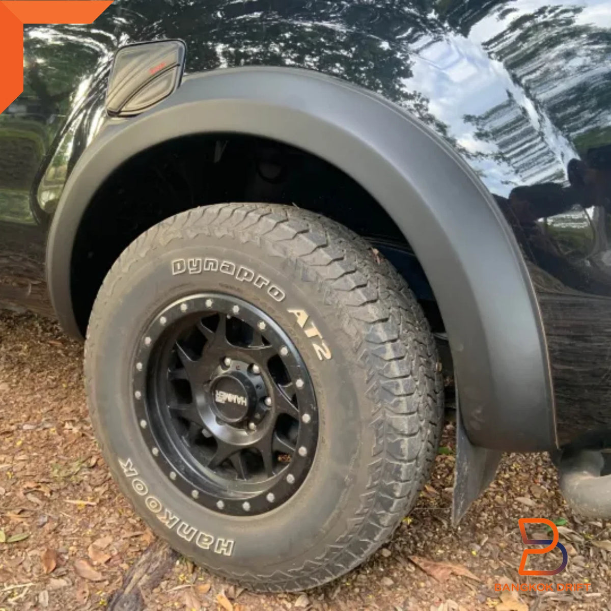 Matt Black Fender Flares for Ford Ranger PX3 (2018-2021)