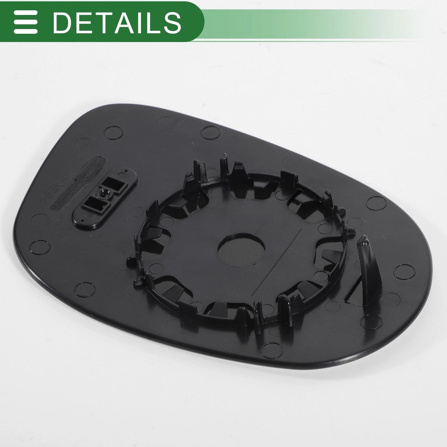 Left Side White Convex Mirror Glass for Ford Ka (2008-2017)
