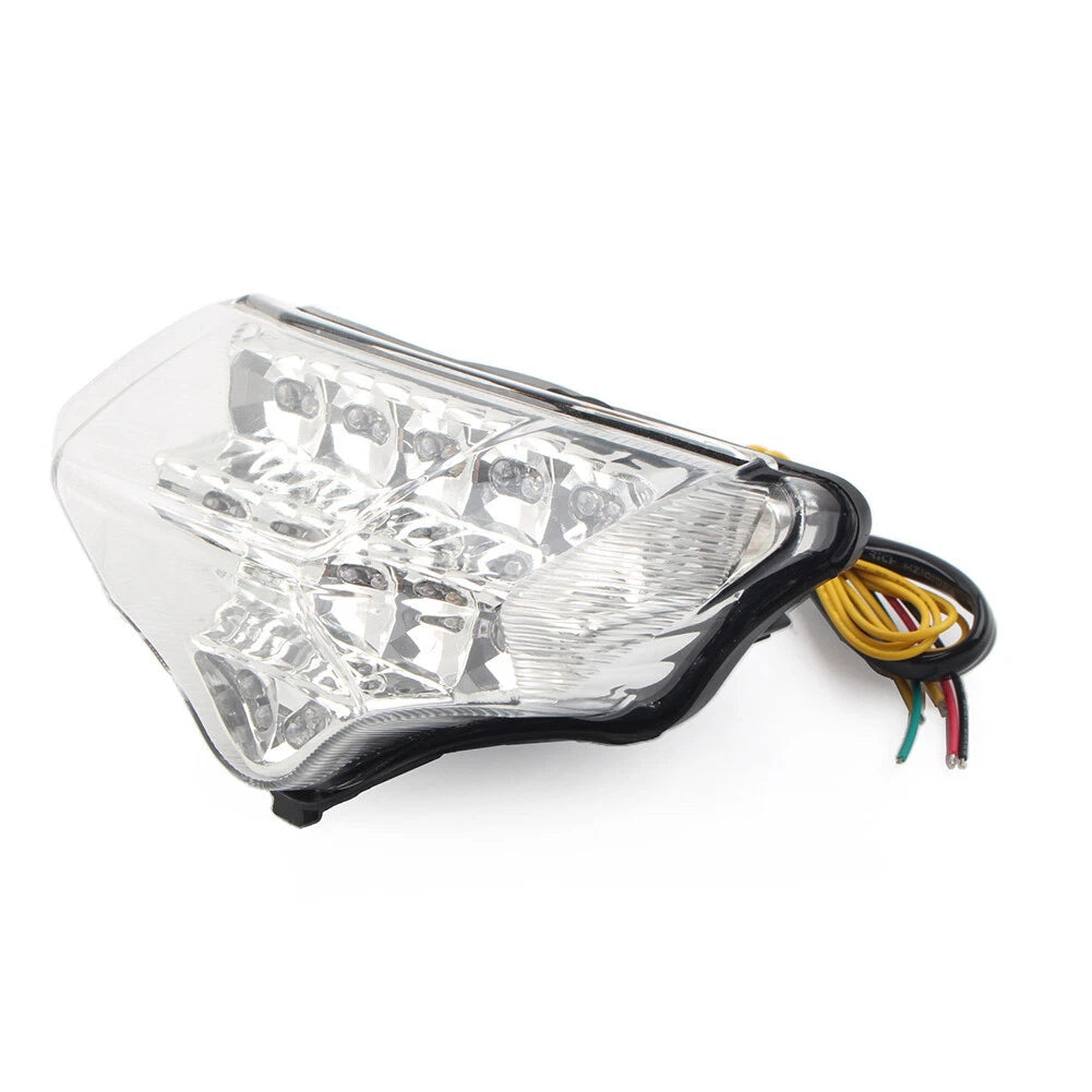 LED Rear Taillights Clear Turn Signal Assembly for Yamaha FZ600 FZ6 FAZER (04-09)