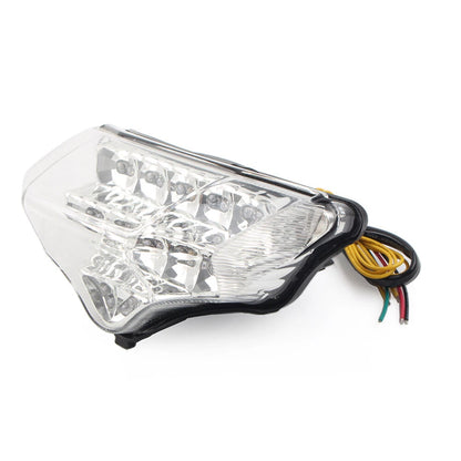 LED Rear Taillights Clear Turn Signal Assembly for Yamaha FZ600 FZ6 FAZER (04-09)