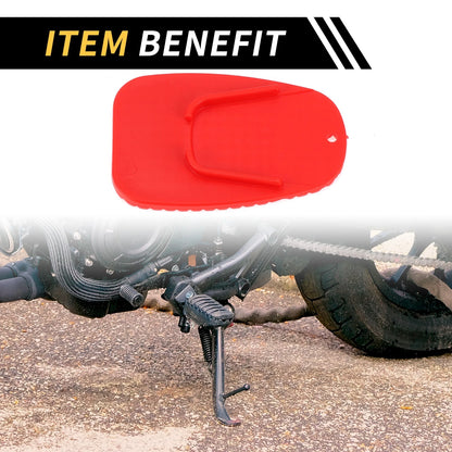 Kickstand Pad 3.54x2.36in 2 x Motorbike Support Plate for Universal Motorcycle