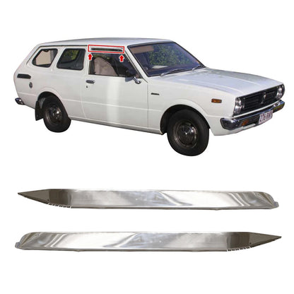 Chrome Weather Visor for Toyota Corolla Wagon KE36 TE36 1974-1981