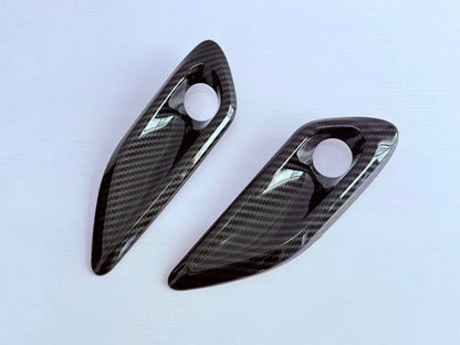 Pillar Speaker Cover Trim for 2024-2025 Toyota Grand Highlander Carbon Fiber