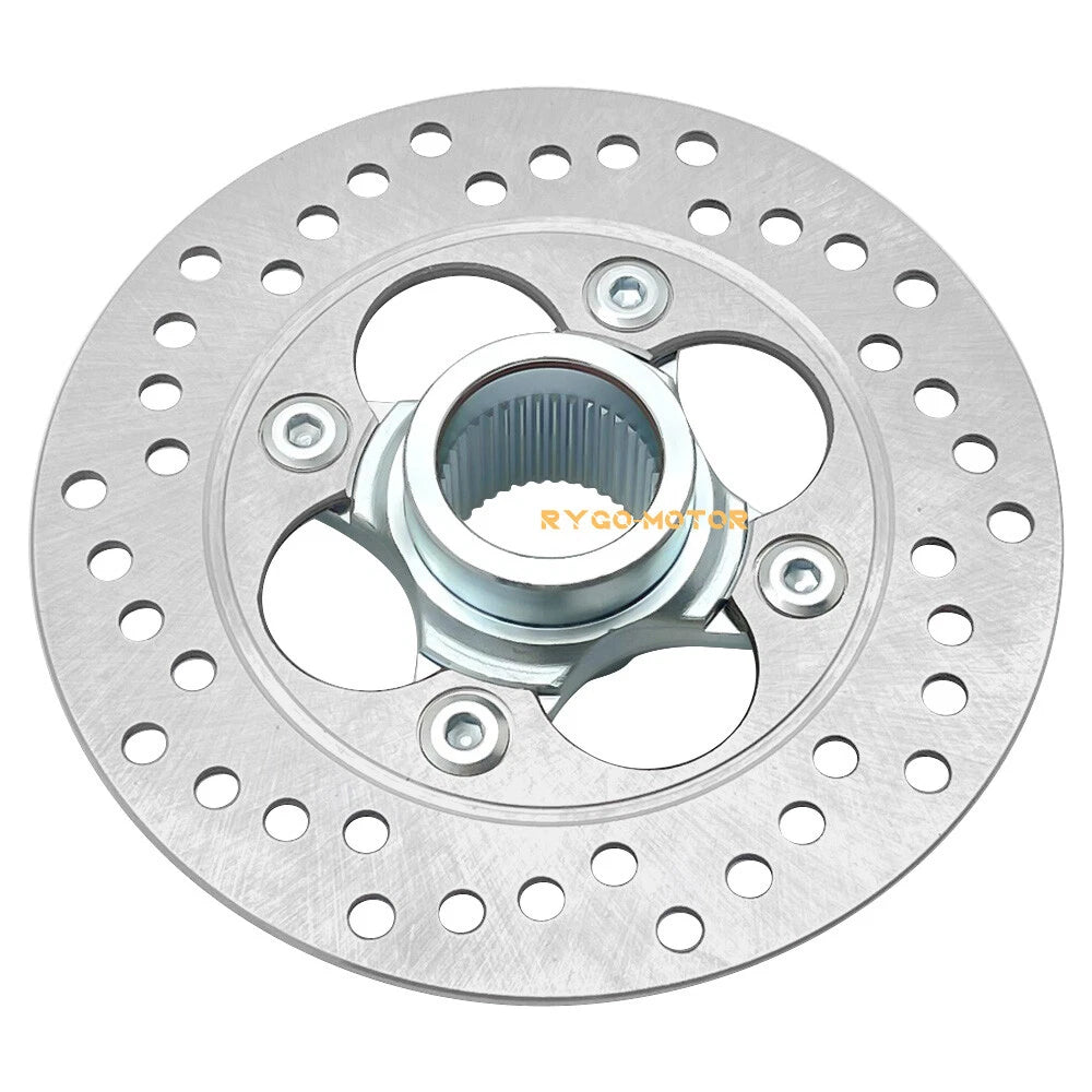 Rear Brake Disc Rotor w/ Hub Flange 2x4 for Honda FourTrax 250 TRX250R (1986–1989)