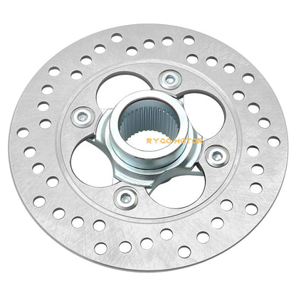 Rear Brake Disc Rotor w/ Hub Flange 2x4 for Honda FourTrax 250 TRX250R (1986–1989)