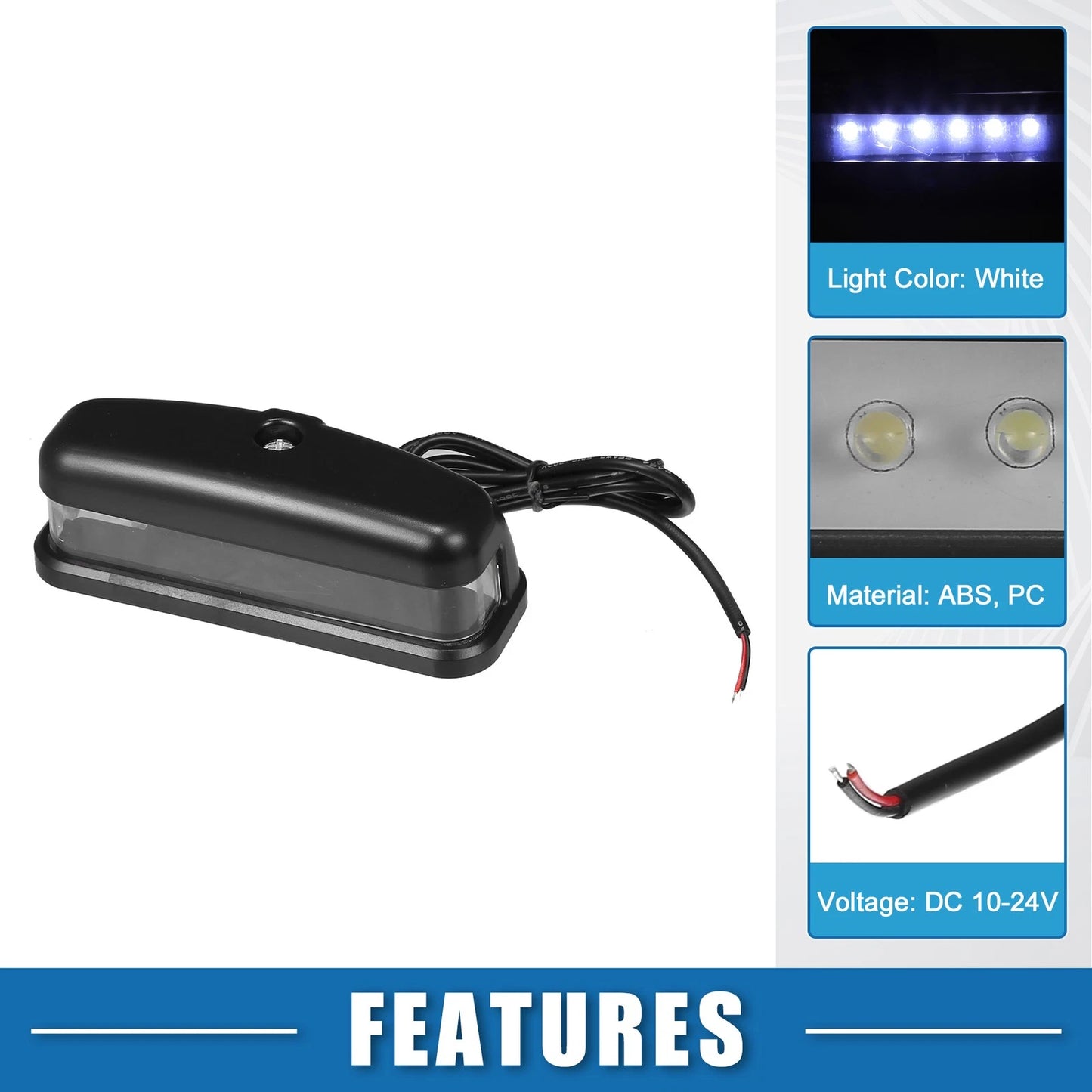 LED License Plate Lights for Land Rover Defender 90 (1994-1997)