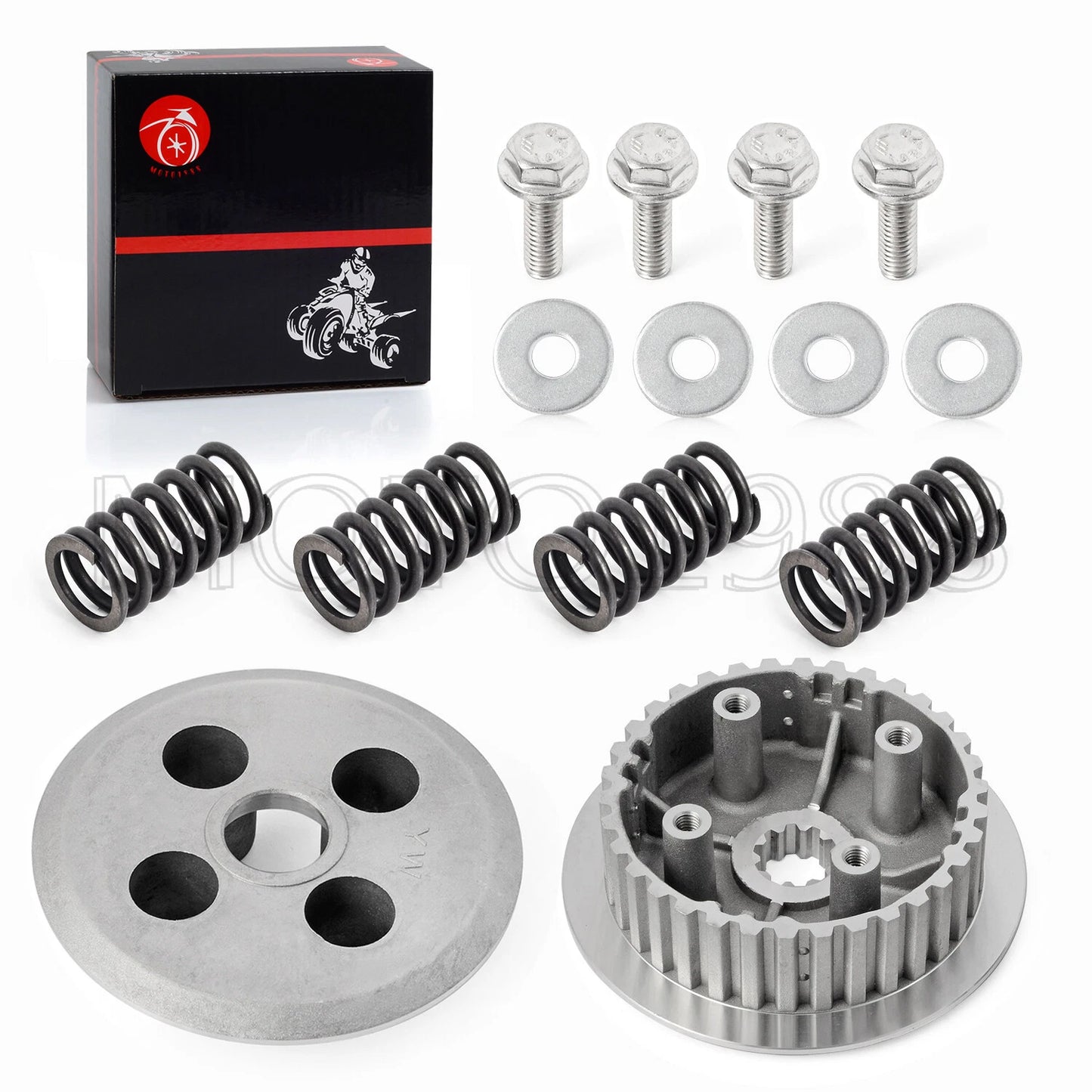 Clutch Kit Inner Hub Plate Springs Gasket for Kawasaki KX80/85/100 (1980–2007)