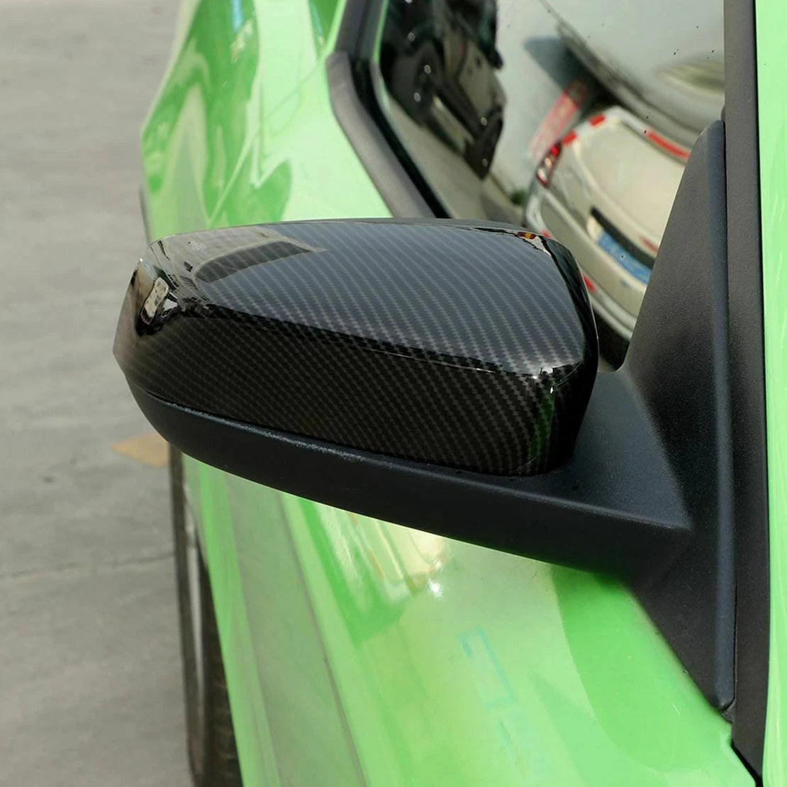 Carbon Fiber Side Door Mirror Cover for 2009-2013 Ford Mustang