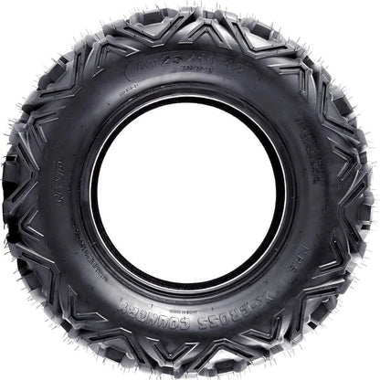 4 x 25x10-12 25x8-12 Tyres for ATV Quad Dirt Bike Buggy Go Kart Mower