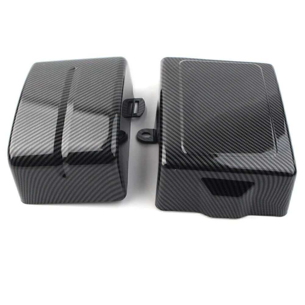 Carbon Fiber Battery Side Covers for Harley Dyna Street Bob FXDB (2006-2017)