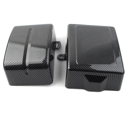 Carbon Fiber Battery Side Covers for Harley Dyna Street Bob FXDB (2006-2017)