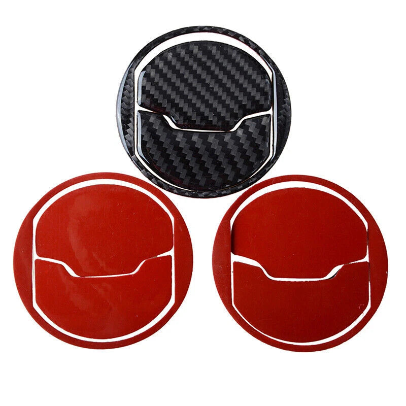 Real Carbon Fiber Interior Air Vent Outlet Trim Cover for Ford Mustang (2015-2020)