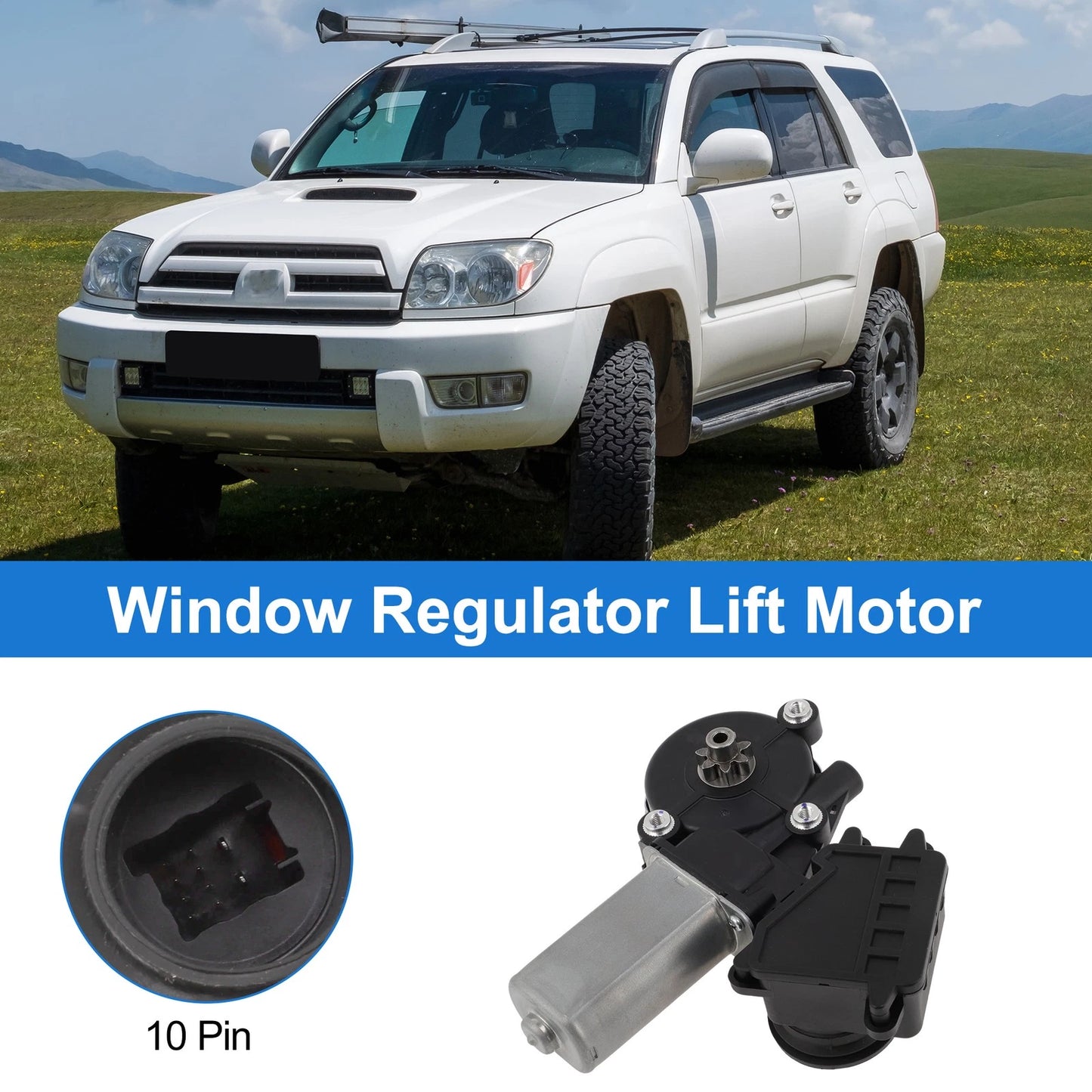 Power Window Regulator Lift Motor for Toyota 4Runner TRD Pro