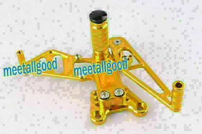 Adjustable Race Footpegs for Honda 929 954 Rearsets - Gold (2000-2003)