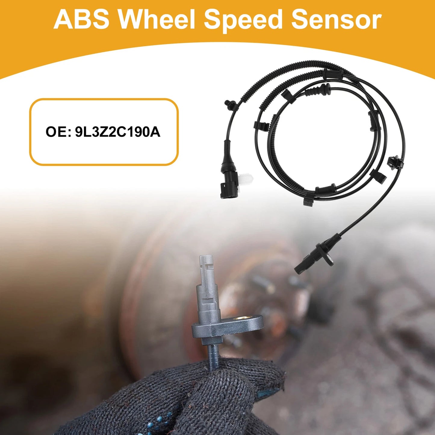 ABS Wheel Speed Sensor for Ford F-150 Pickup (2009-2014) Rear Right