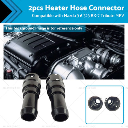 Heater Hose Connector for Mazda 3, 6, 323, RX-7, Tribute, MPV (2004-2013)