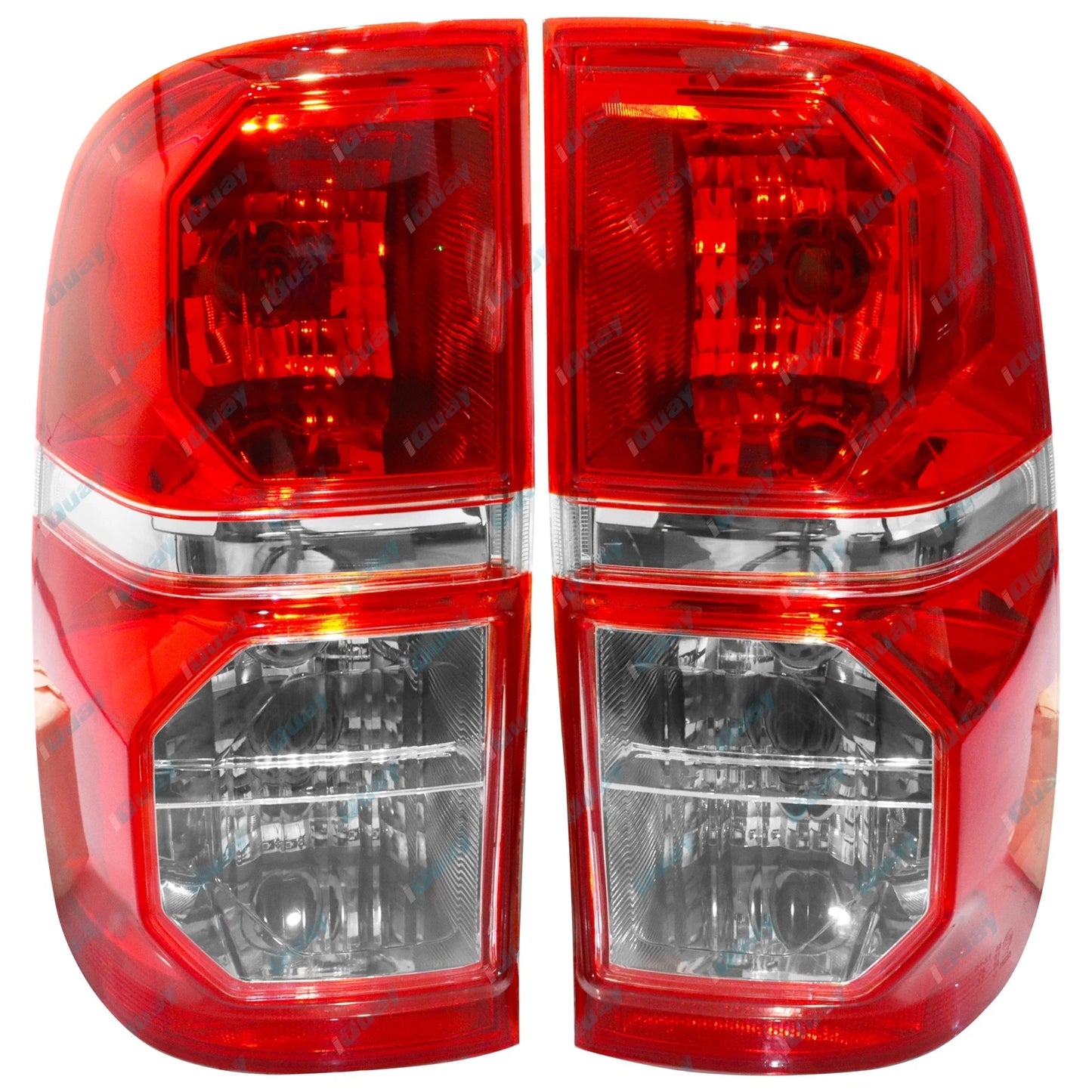 LH + RH Tail Lights Lamps for Toyota Hilux GGN15 GGN25 KUN16 KUN25 KUN26 7/11~16