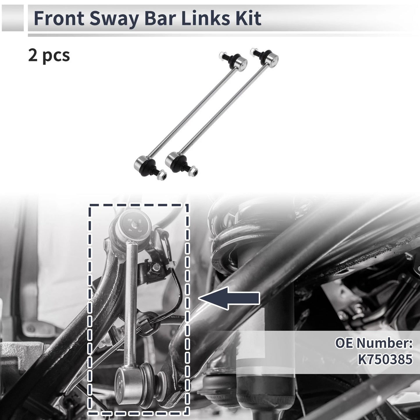 Front Stabilizer Bar Links for Chrysler Sebring (2009-2010)