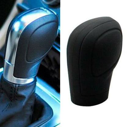 Silicone Gear Shift Knob & Hand Brake Cover Set for Car - Black (All Years)