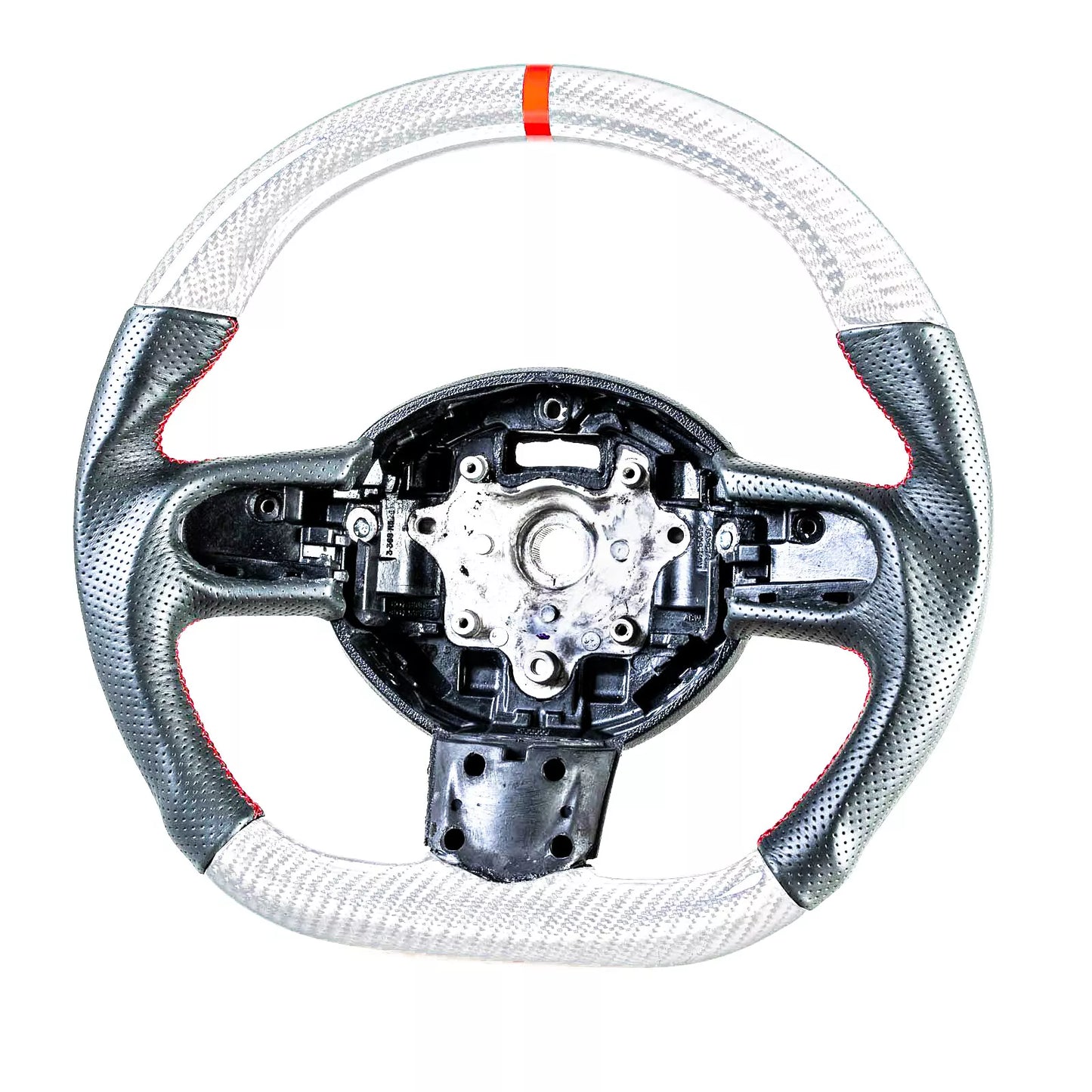 Custom Silver Carbon Steering Wheel for Mini R55 R56 R57 R58 R59 R60 R61 (2006-2021)