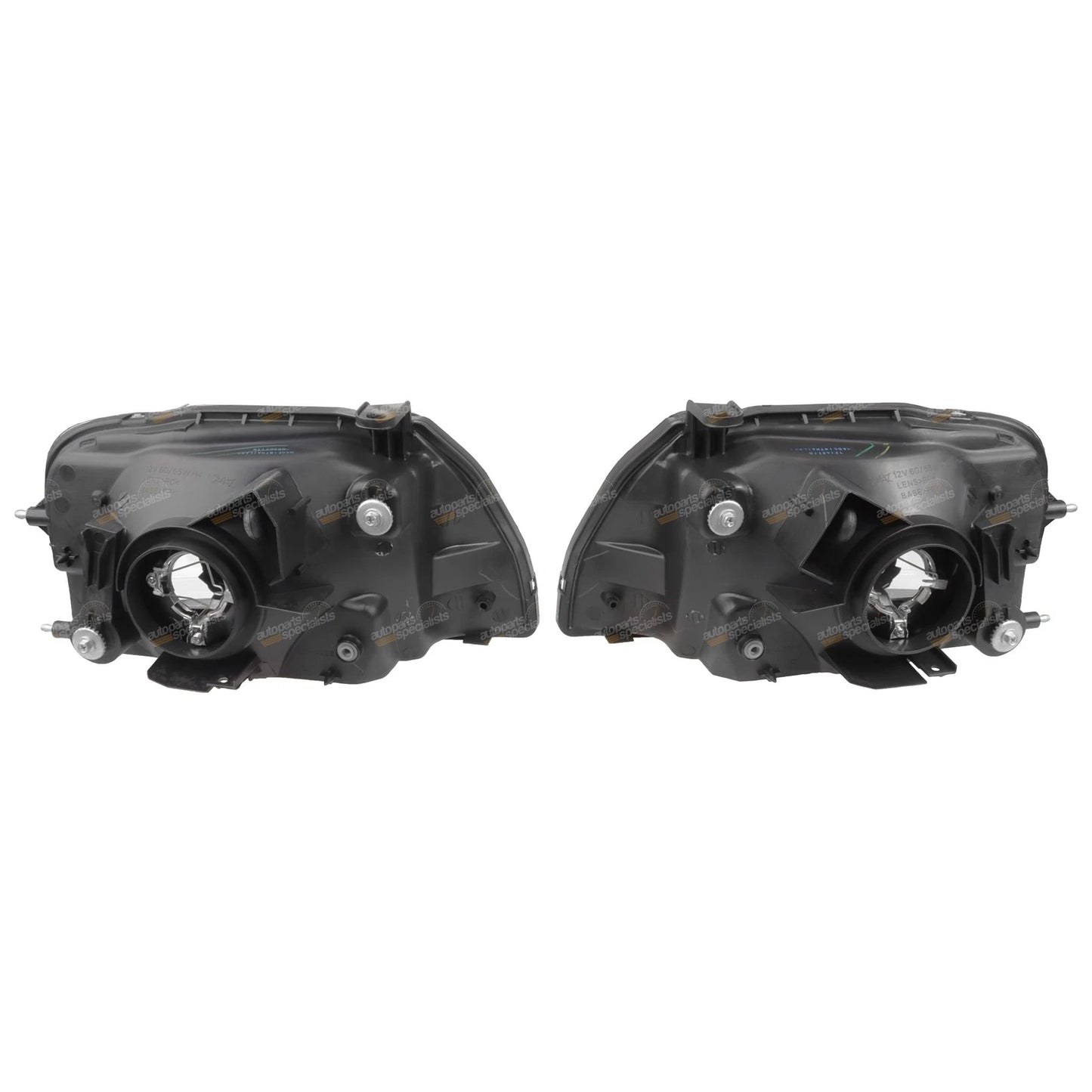 Headlights Pair LH+RH for Mitsubishi Triton Ute GLS (2004-2006)