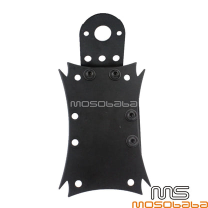 3/4” Axle Side Mount License Plate Bracket for Old School Cruiser Bobber