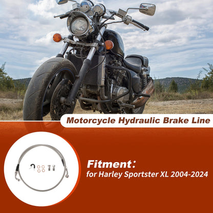 42.5" Hydraulic Front Brake Line Kit for Harley Sportster XL (2004–2024)