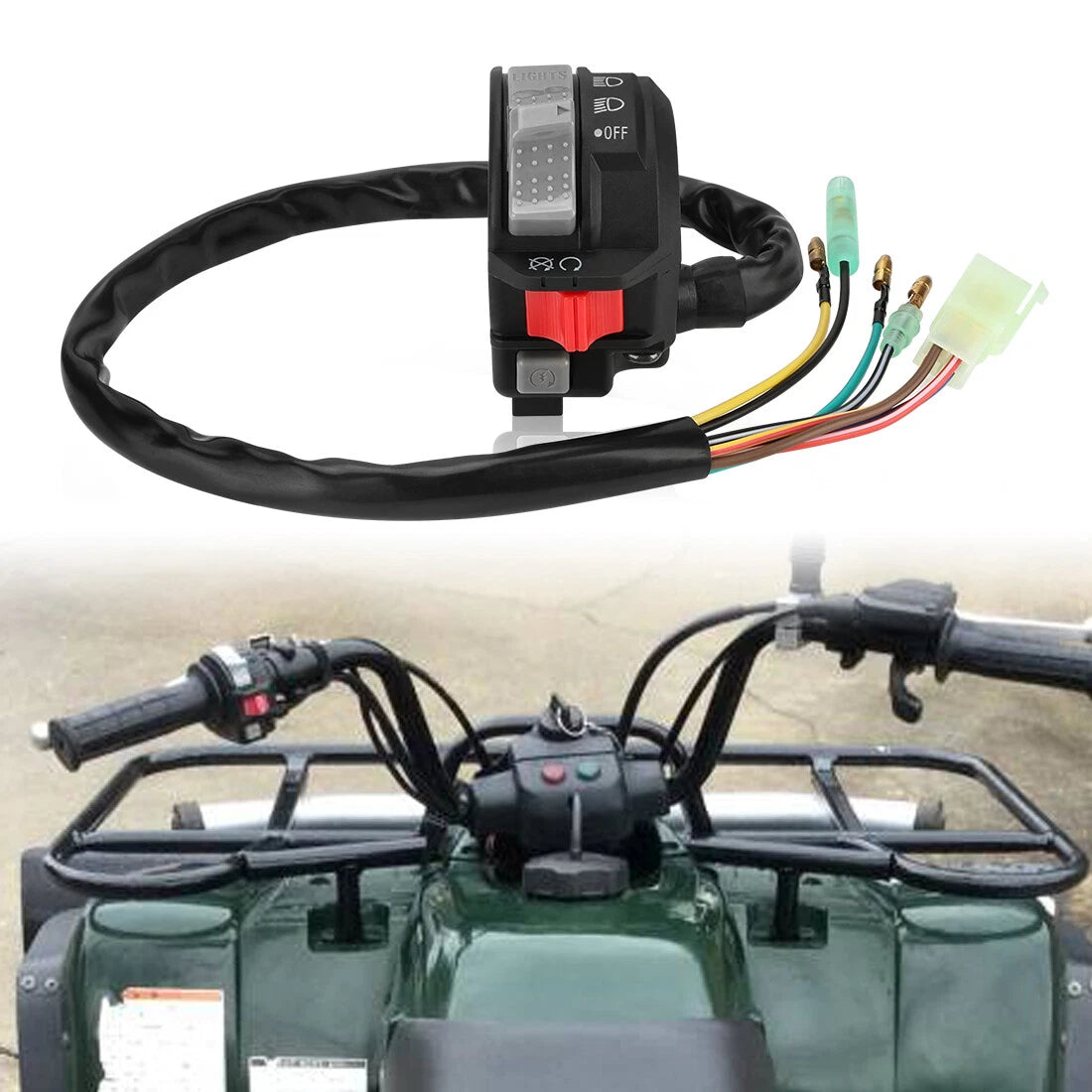 Left Handlebar Switch for Yamaha Bear Tracker YFM250X