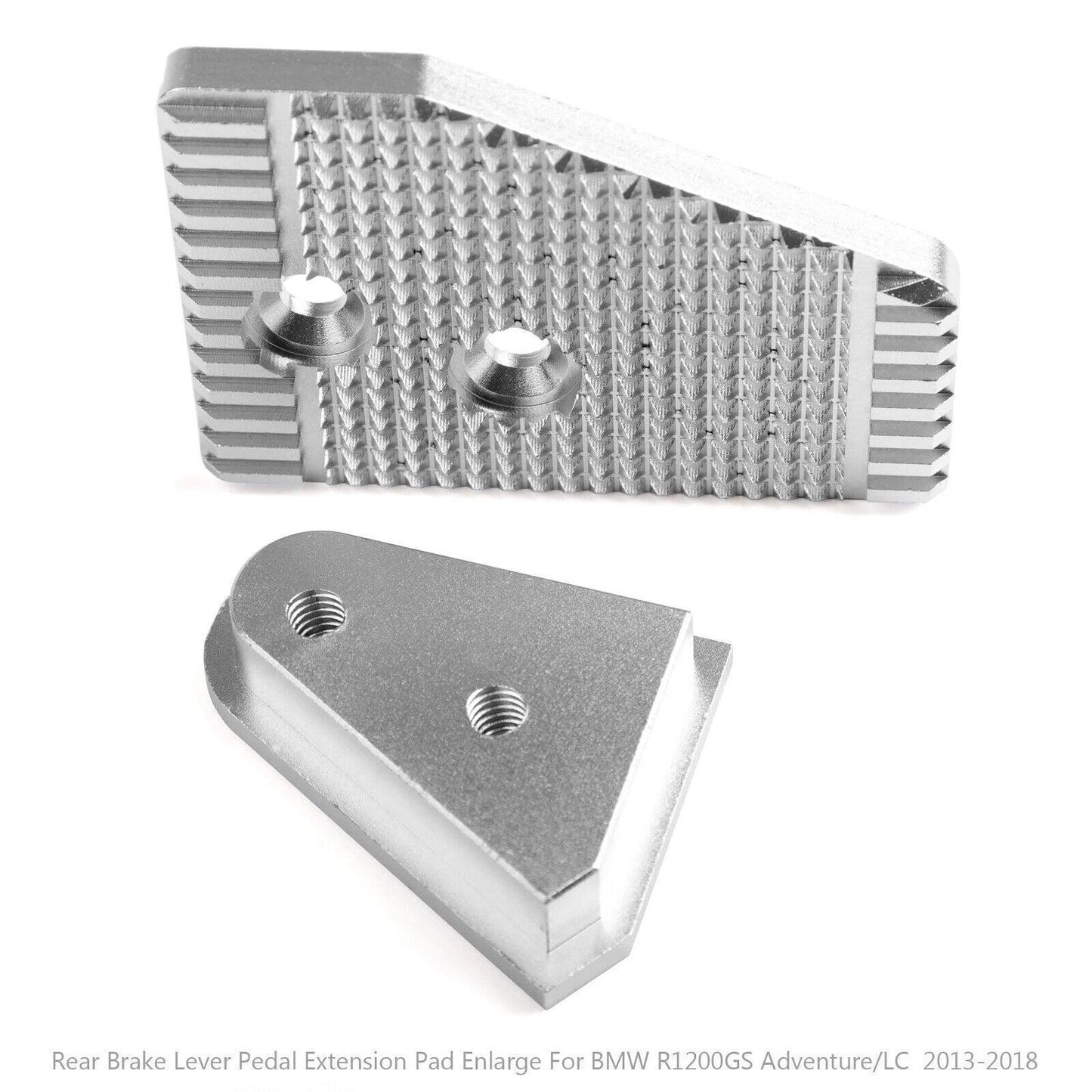 Enlarged Footpegs & Foot Brake Silver for BMW R 1200 GS Adventure (2013-2018)