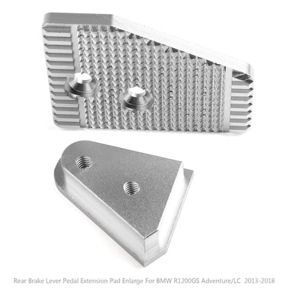 Enlarged Footpegs & Foot Brake Silver for BMW R 1200 GS Adventure (2013-2018)