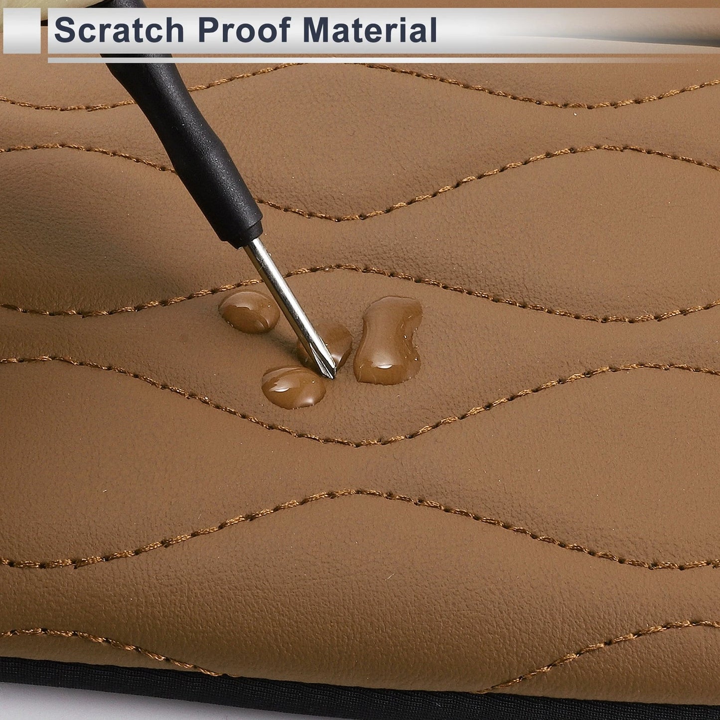Center Console Cover for BMW 5 Series G30 (2019-2023) Light Brown