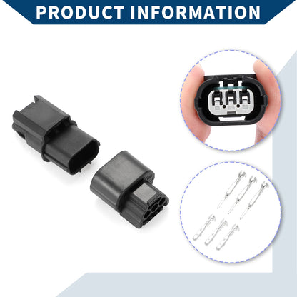 3 Pin High Voltage Lamp Connector Plug for Honda Civic (2001-2005)