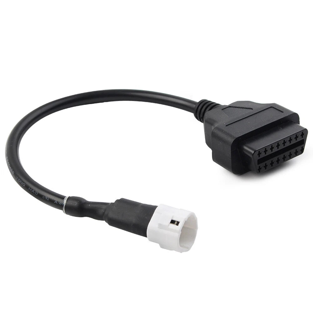 3Pin to 16Pin OBD2 Diagnostic Scanner Adapter Cable for YAMAHA YZF-R125, MT-125