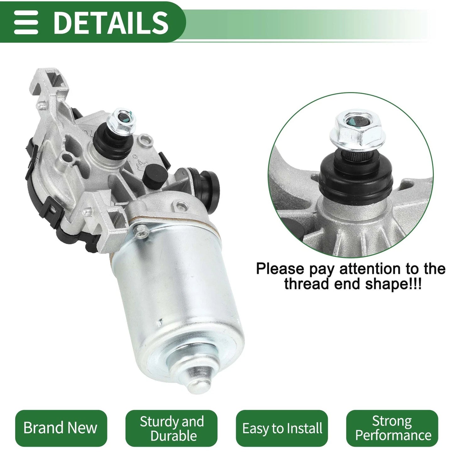 Front Windshield Wiper Motor for Chrysler PT Cruiser (2006 - 2010)