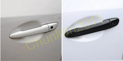 ABS Carbon Fiber Print Door Handle Cover Trim for Mazda CX-5 (2012-2018)