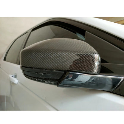 Real Carbon Fiber Side Mirror Cover Housing Shell Fit for Jaguar F-PACE E-pace