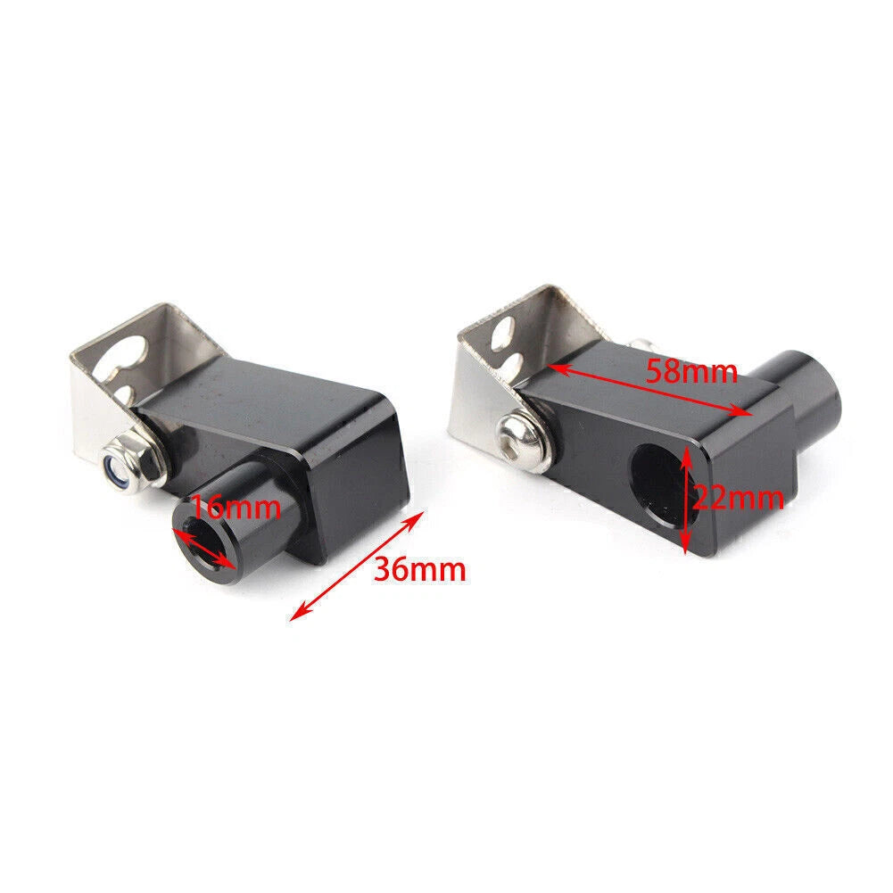 Fog Light Brackets for Motorcycle Metal Alloy Support Holder