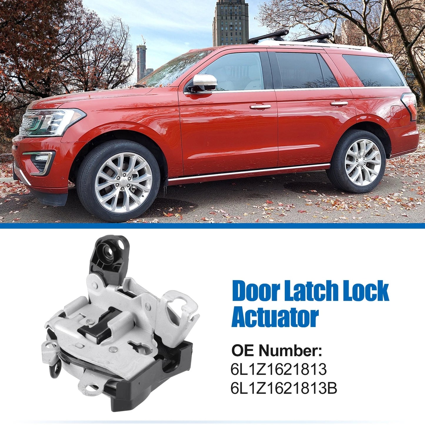 Front Left Door Latch Lock Actuator for Ford Expedition (2003-2023)