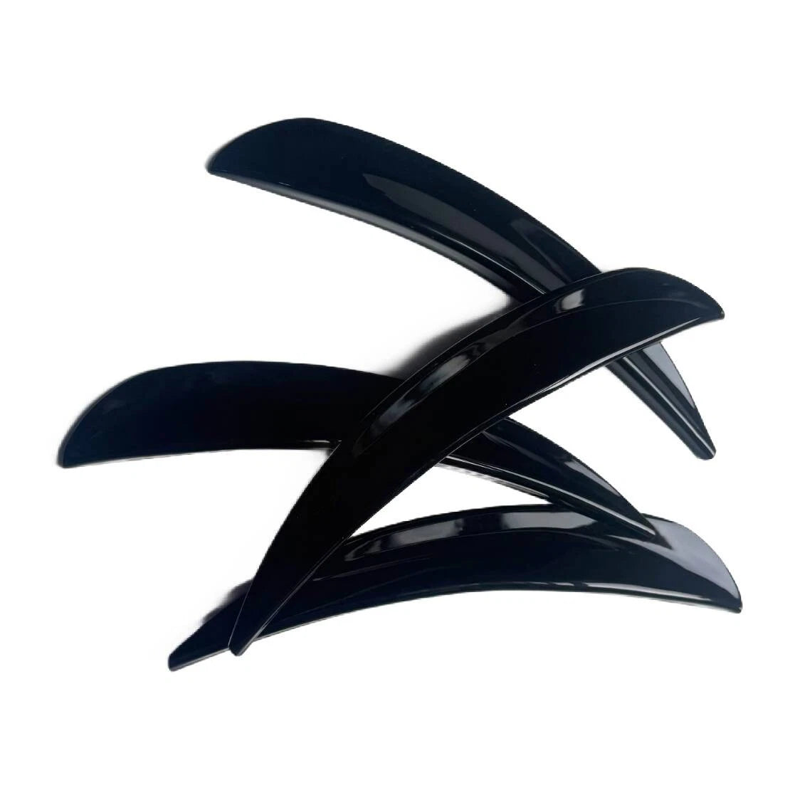 4pcs Black Wheel Eyebrow Arch Trim Fender Flares for Car