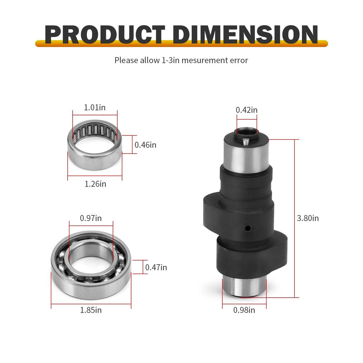Camshaft Assembly Bearings for Yamaha Big Bear Kodiak 400 (1993–2006)