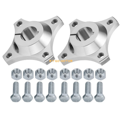 2 x Rear Aluminum Wheel Hubs / 1-1/4 for Go Kart