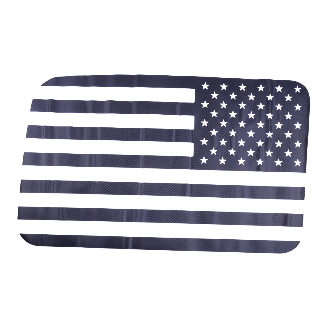 American Flag Rear Window Decal for Jeep Wrangler JL (2018-2020)
