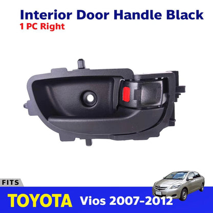 Interior Inner Door Handle Black RH Fits Toyota Vios Yaris 4D Sedan 2007-12 D06