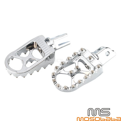 MX Wide Fat Foot Pegs for Harley Breakout, Fat Bob FXBB, FXBR, FXBRS, FXLR (2018-2023)