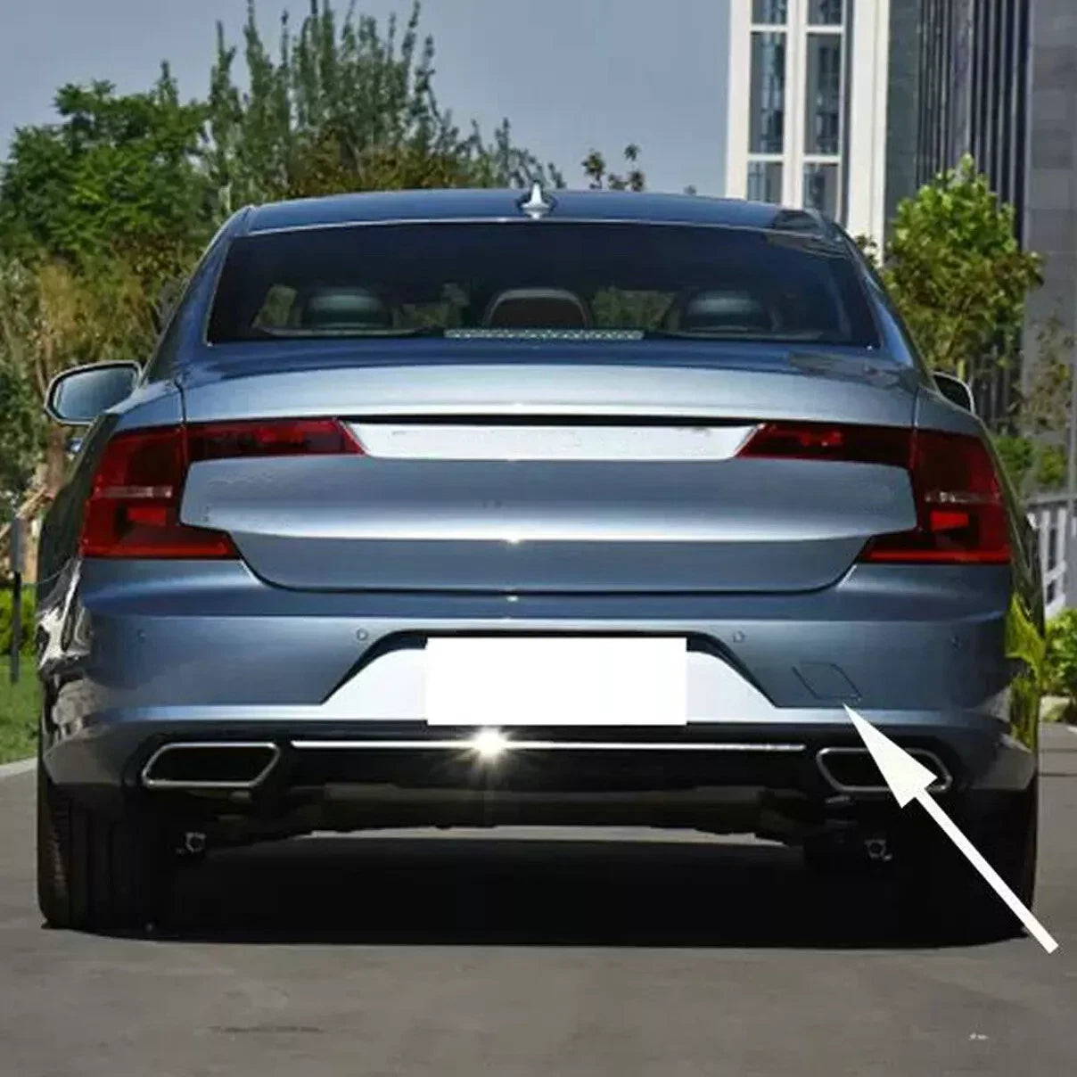 Rear Bumper Tow Hook Cover for Volvo S90 (2017–2019)