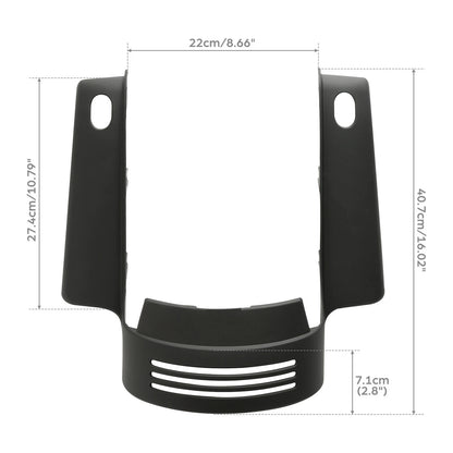 Fascia Matte Black Rear Fender for Harley Touring Road King Glide (2014-2023)
