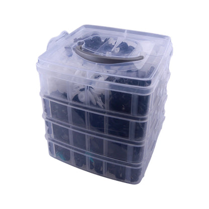 1000pc Universal Car Retainer Clips Fasteners Trim Rivet Bumper Clips